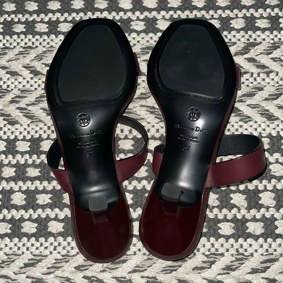 NWOT MASSIMO DUTTI Heeled Slip On Sandals - Picture 7 of 9